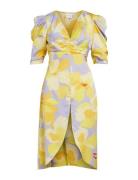 Vijohanna 2/4 Midi Dress2/Dc/Su Yellow Vila