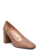 Geometric Heel Shoes Pink Mango