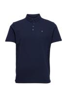 Silkeborg Stretch Polo Blue Clean Cut Copenhagen