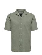 Onscaiden Ss Solid Resort Linen Noos Green ONLY & SONS