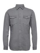 Jjesheridan Shirt L/S Noos Grey Jack & J S