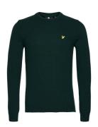 Crew Neck Lambswool Blend Jumper Green Lyle & Scott