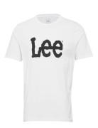 Wobbly Logo Tee White Lee Jeans