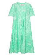 Chakra Trish Dress Aop Green Mads Nørgaard