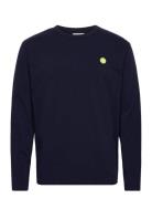 Mel Long Sleeve Navy Double A By Wood Wood