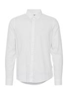 Cfanton 0053 Bd Ls Linen Mix Shirt White Casual Friday