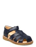 Sandals - Flat - Closed Toe Blue ANGULUS