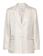 Msauguste Linen Blazer 3 Grey Minus