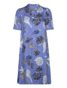 Cucama Short Dress Blue Culture