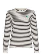 Moa Stripe Long Sleeve Gots White Double A By Wood Wood