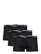 Men's Knit 3Pack Trunk Black Emporio Armani