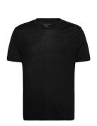 Panos Emporio Wool Short Sleeve Top Black Panos Emporio