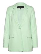 Vmzelda L/S Blazer Green Vero Moda