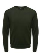 Onswyler Life Reg 14 Ls Crew Knit Noos Green ONLY & SONS