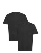 Double Pack V-Neck Tee Black Tom Tailor