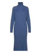 Yasmavi Knit Midi Rollneck Dress S. Noos Blue YAS