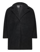 Carnewaurelia Sherpa Coat Cc Otw Black ONLY Carmakoma