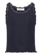 Rkbeatha Sl Top W/ Lace Navy Rosemunde Kids