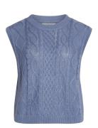 Trendy Knitted West Blue Sirup Copenhagen