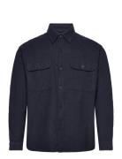 Slhloosemason-Twill Overshirt Ls Noos Navy Selected Homme