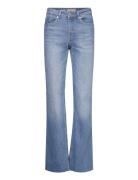 Medium-Rise Flared Jeans Blue Mango
