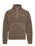 Ren Half-Zip Jacket Brown Les Deux