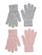 Glitter Gloves - 2-Pack Patterned Melton