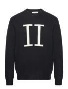 Encore Intarsia Recycled Knit Black Les Deux