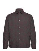 Akira Jacquard Overshirt Green Les Deux