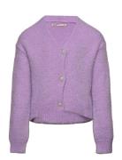 Kmgnewpiumo L/S Cardigan Cp Knt Purple Kids Only