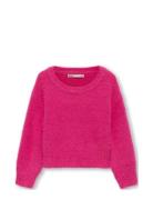 Kmgpiumo L/S Pullover Cp Knt Pink Kids Only