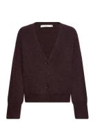 Alphagz Button Cardigan Burgundy Gestuz