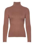 Onlkarol L/S Rollneck Pullover Knt Noos Brown ONLY