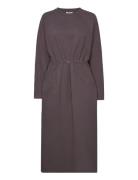 Esgrace Ls Midi Dress Grey Esme Studios