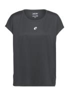 Women Loose Fit T-Shirt Black ZEBDIA