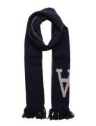 Aa Scarf Navy Double A By Wood Wood