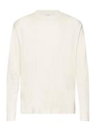 100% Cotton Long-Sleeved T-Shirt Cream Mango