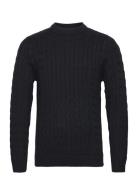 Slhryan Structure Crew Neck Black Selected Homme