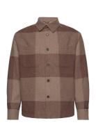 Jacob Check Wool Hybrid Beige Les Deux