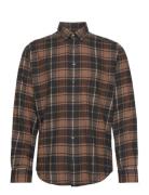 Bs Sarazen Casual Modern Fit Shirt Brown Bruun & Stengade