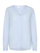 Slfsim -Dynella Ls Shirt O Blue Selected Femme