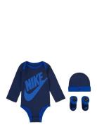 Nike Futura Bodysuit Box Set Navy Nike