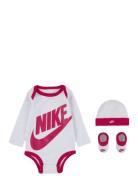 Nike Futura Bodysuit Box Set Pink Nike