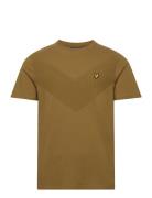 Chevron T-Shirt Beige Lyle & Scott