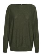 Cuannemarie Batwing Jumper Green Culture