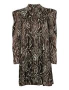 Fabiolagz P Short Dress Brown Gestuz