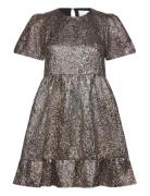 Maine Taylor Dress Gold Noella