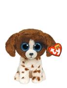 Muddles - Brown/White Dog Med Patterned TY