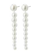 Beat Pearl Earrings Silver Pilgrim