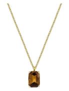 Aspen Necklace Brown/Gold Brown Bud To Rose